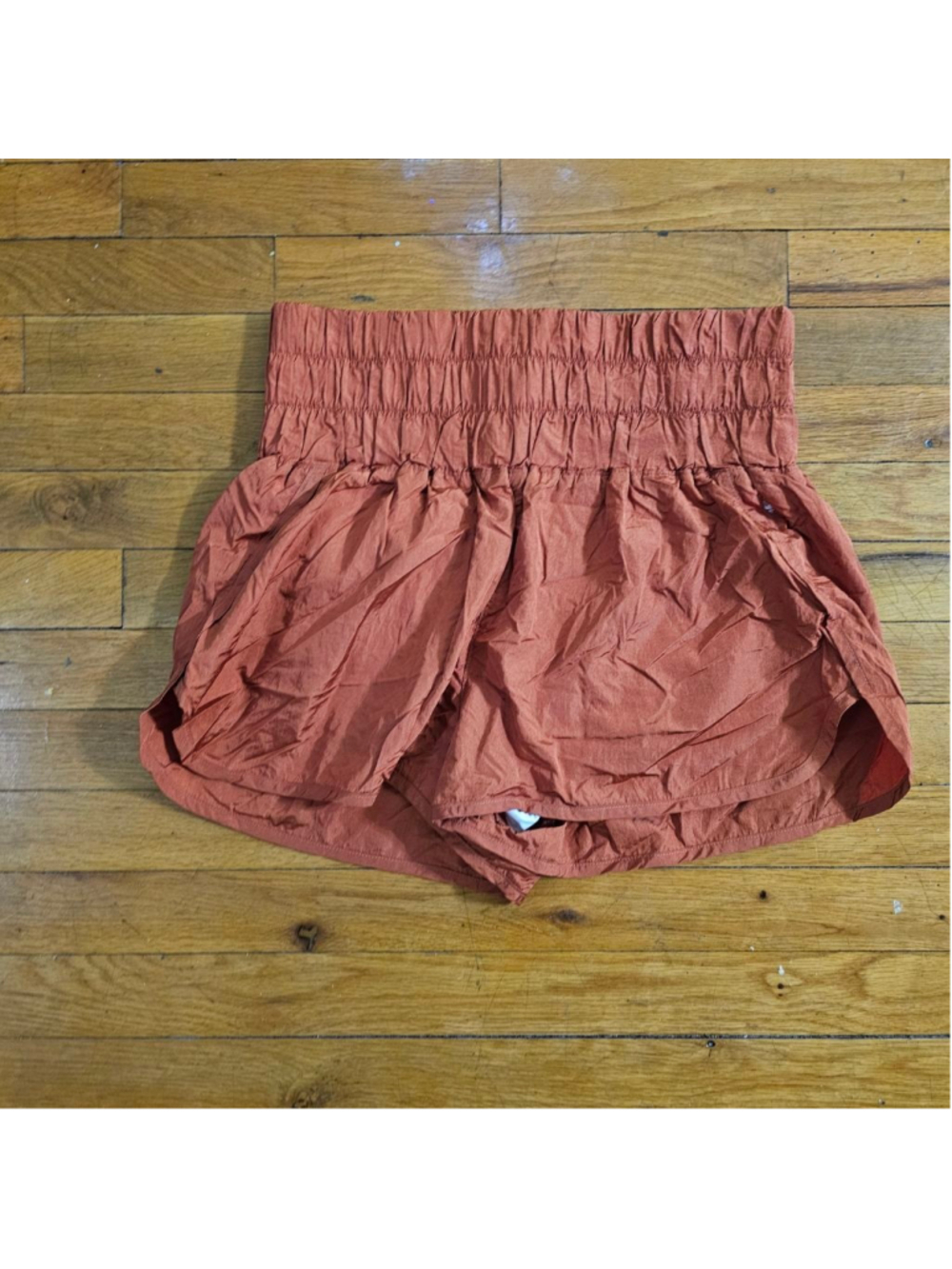 Free People Movement Orange Athletic Shorts Large